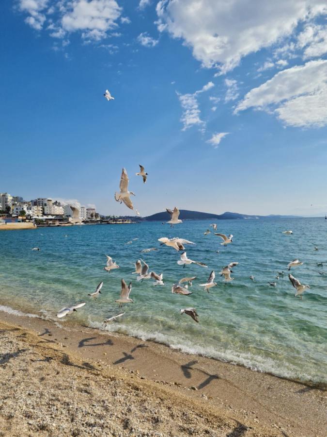 Infinity Sea View Penthouse Apartment Sarande Bagian luar foto